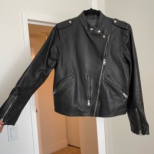 All Saints Black Leather Jacket